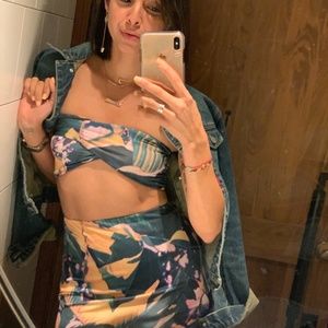 ASOS Tropical Pencil Skirt Dress